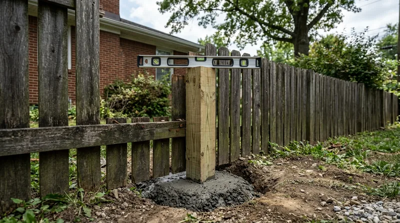 Fence Post Repair & Replacement Cincinnati